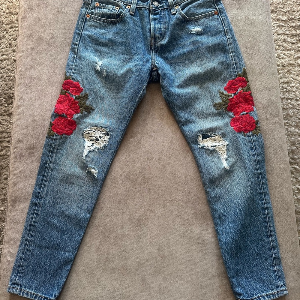 Levi’s Embroidered Jeans